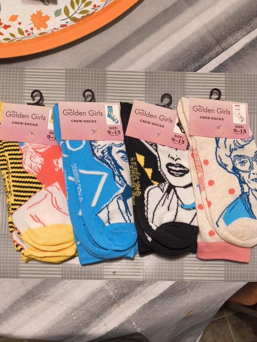 The Golden Girls Crew Socks — Multicolor Women’s Casual Crew Socks Pack